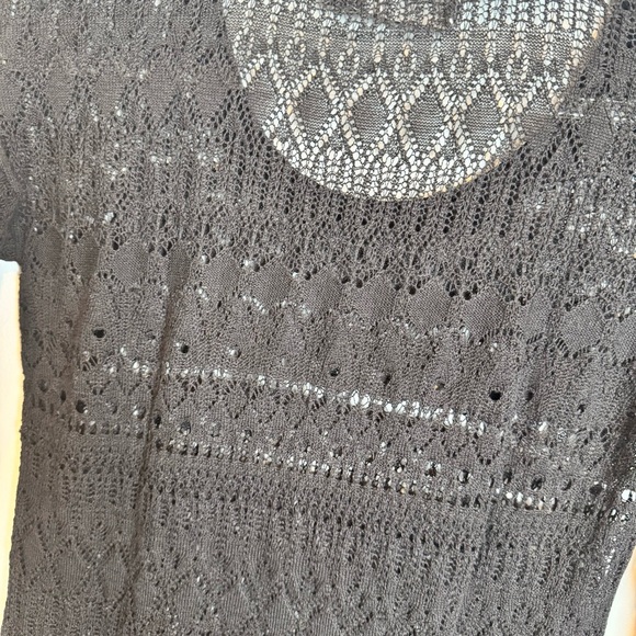 Peruvian Connection Open Knit Pima Cotton Tunic Size XS - Picture 6 of 8